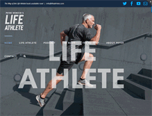 Tablet Screenshot of lifeathlete.com